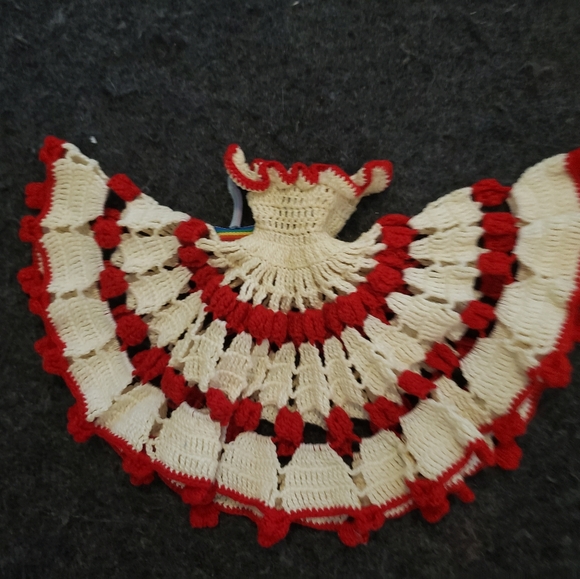 Barbie Other - Vintage Handmade Crochet 1970's Barbie Dress